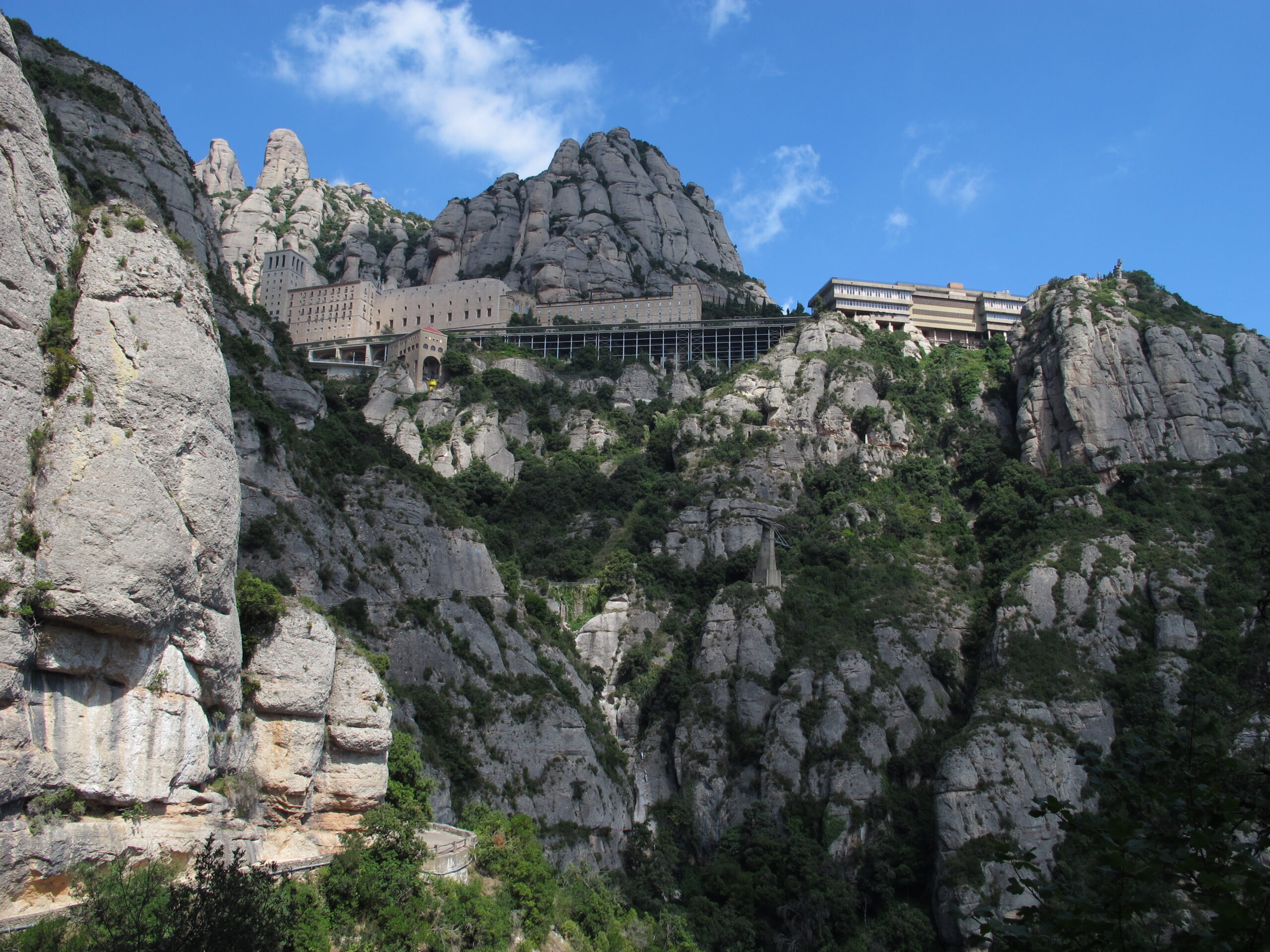 Das Kloster Montserrat nahe Barcelona